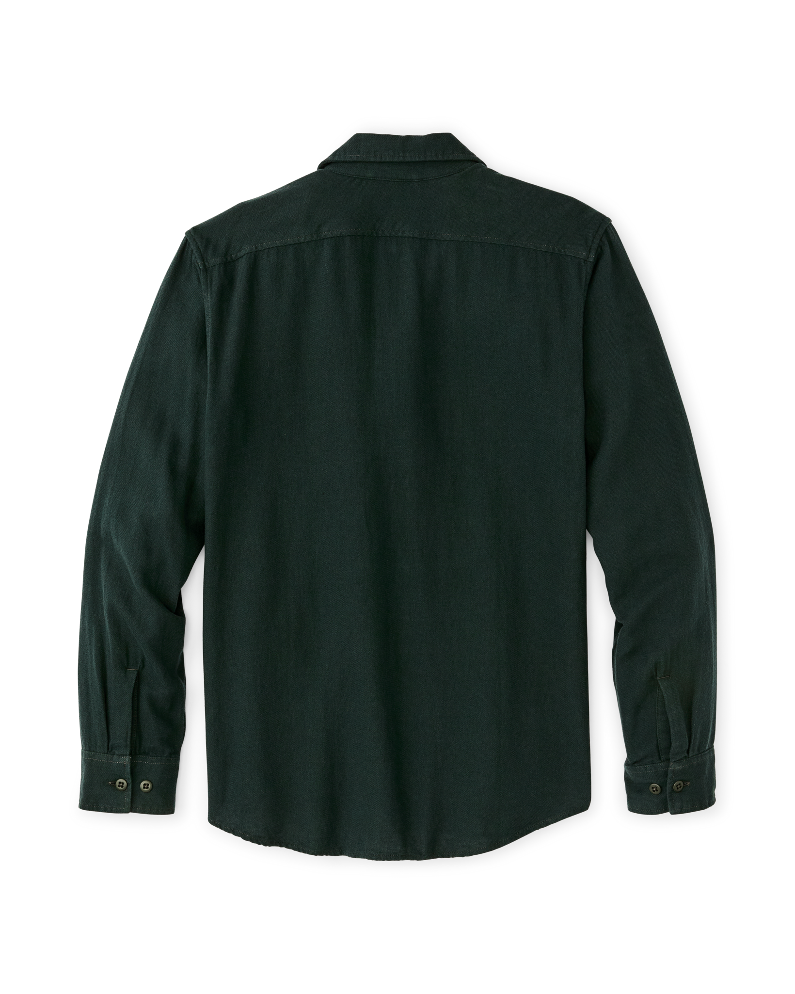 The Rangeland Flannel Shirt - Forest Green - Image 2