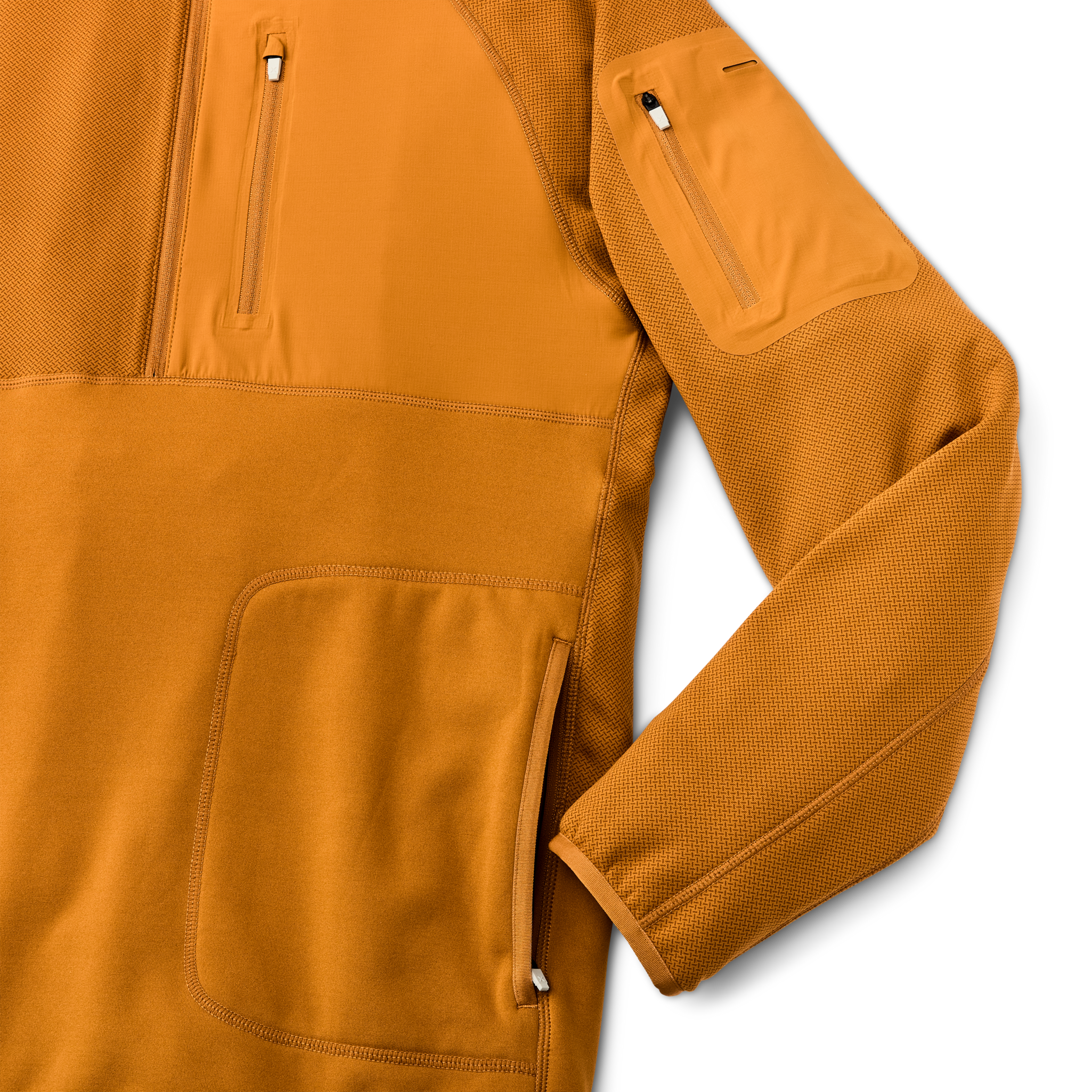 Filson X Ten Thousand Tactical Hoodie - Buckthorn Brown - Image 4