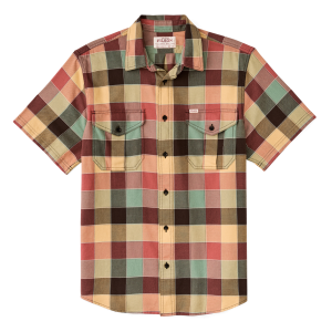 Short Sleeve Lightweight Alaskan Guide Shirt  - Red / Multi Plaid