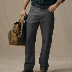 Dry Tin Double Front Pants - Raven