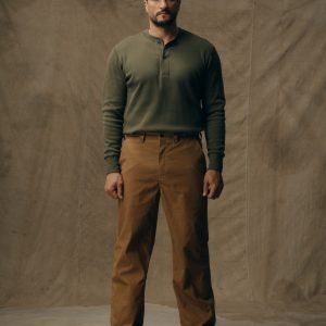 Oil Finish Single Tin Cloth Pants - Dark Tan