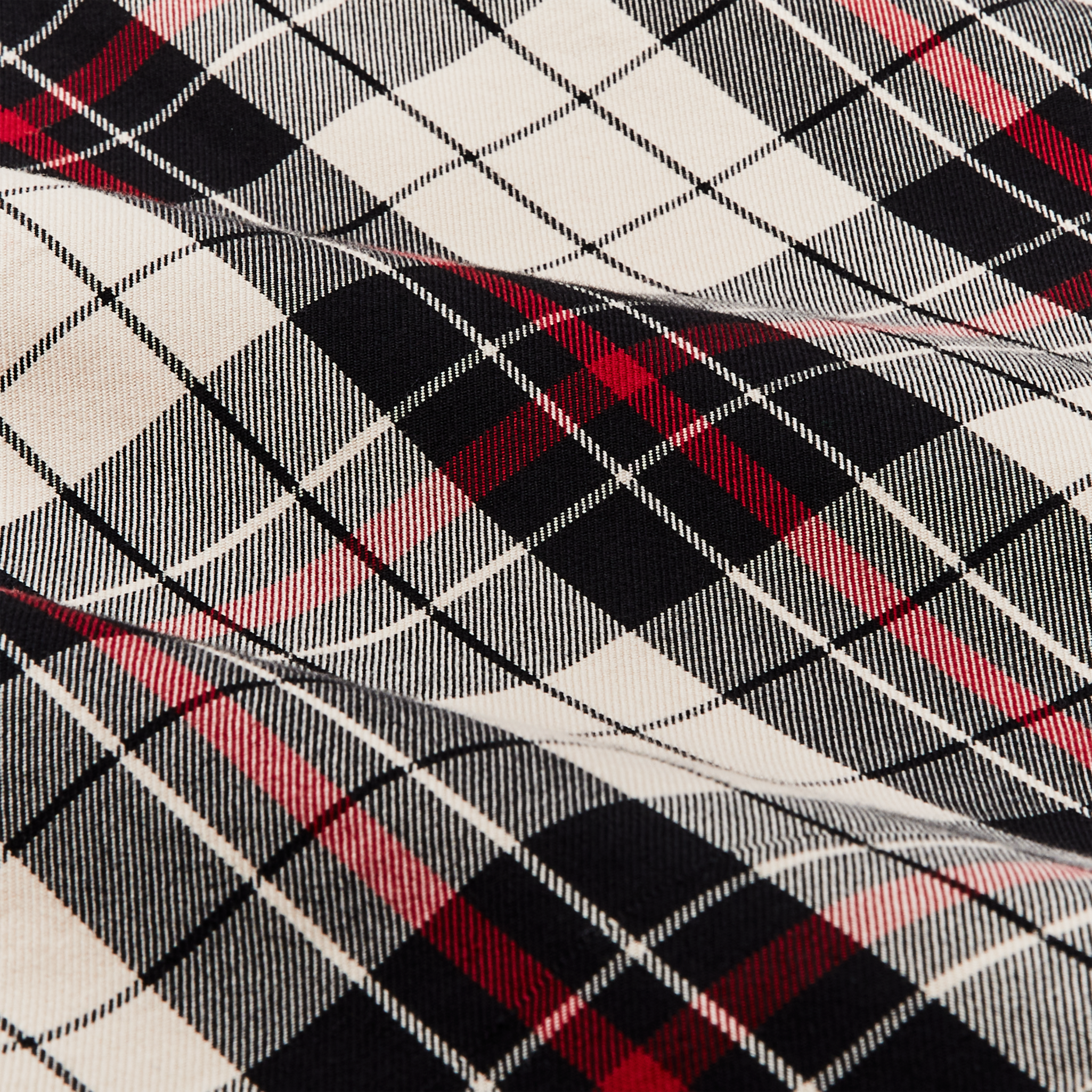 Lightweight Alaskan Guide Shirt - Off White Black Red - Image 6