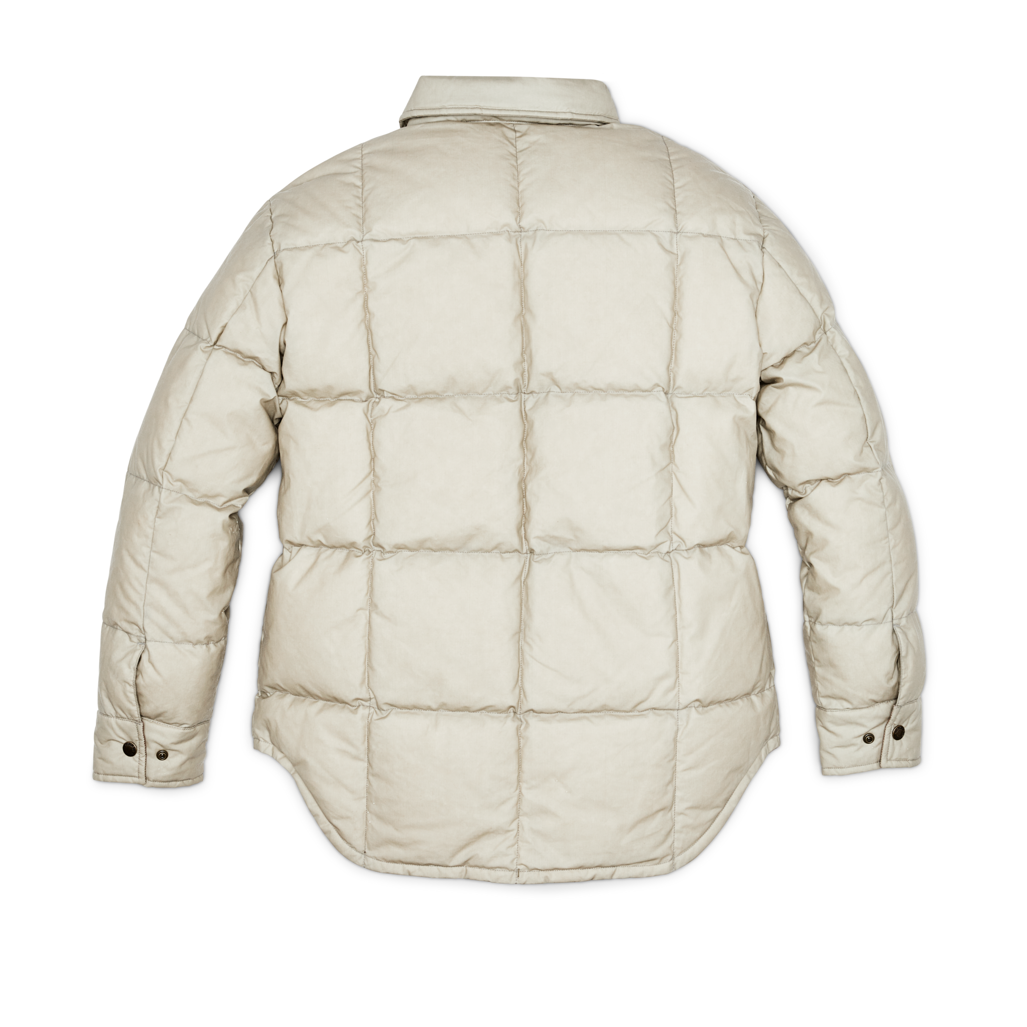 Women's Waxed Down Barn Coat - Light Tan - Image 2