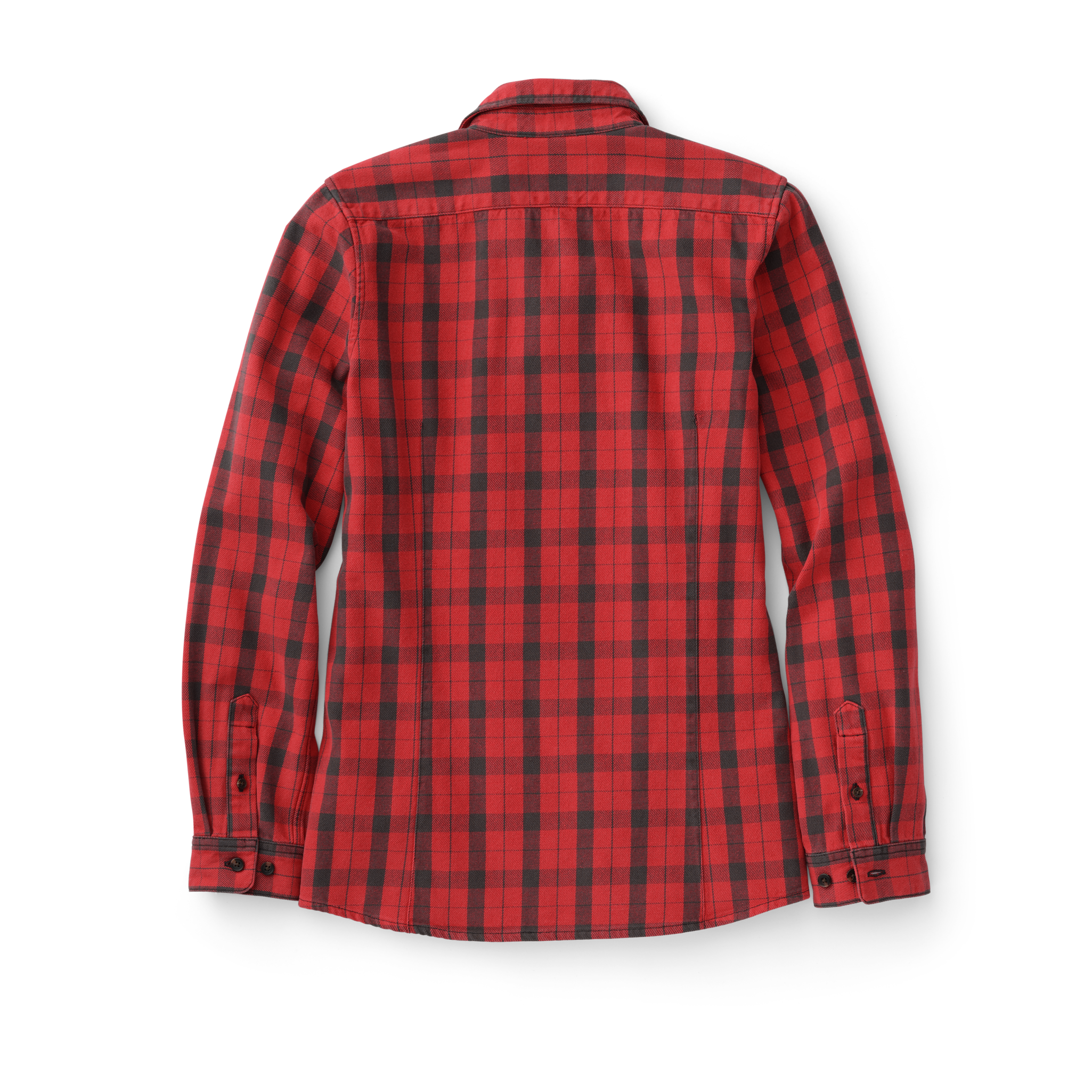 Women's Vintage Wash Alaskan Guide Shirt - Flame/gray - Image 3