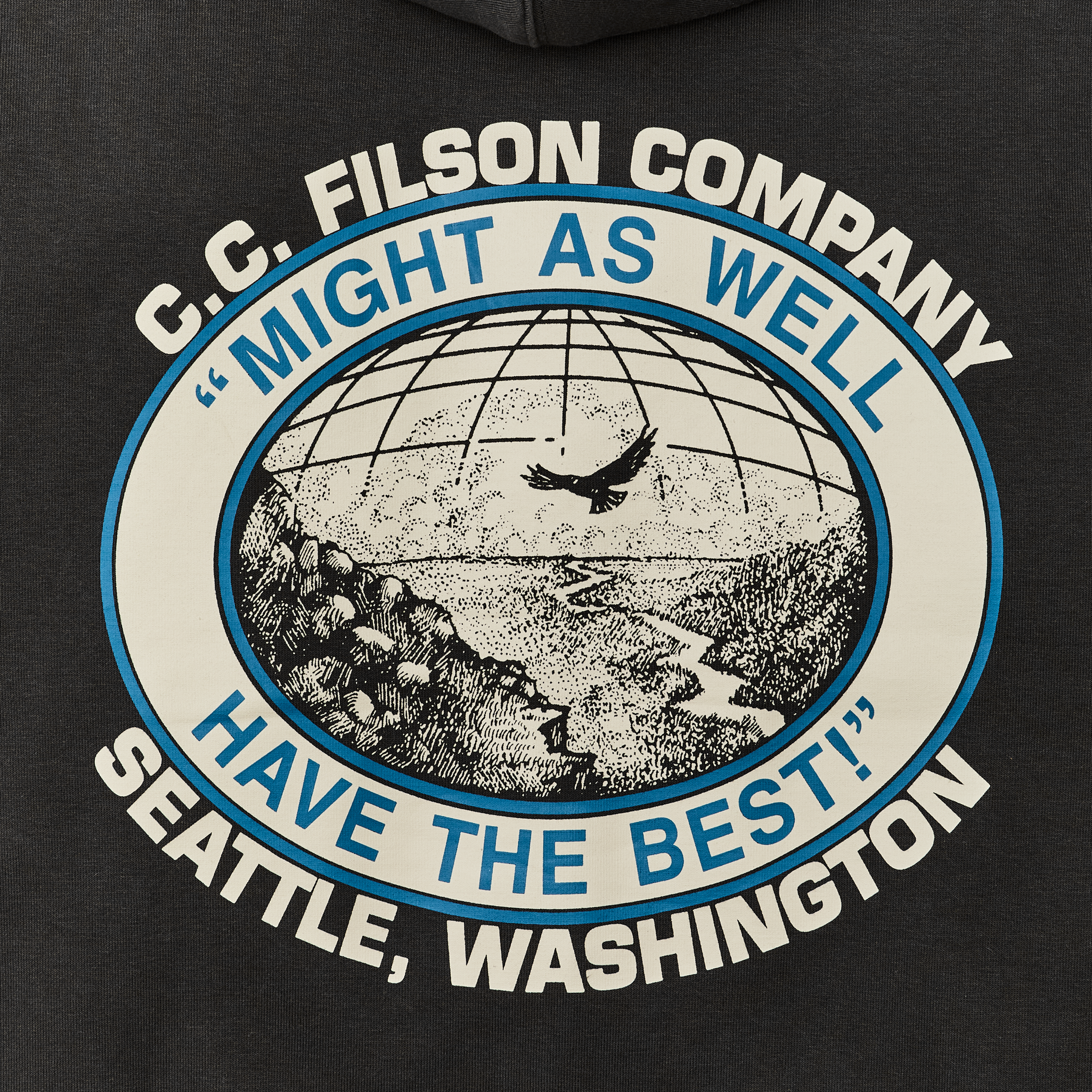 Prospector Graphic Hoodie - Faded Black / Moose - Image 3