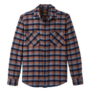 The Rangeland Flannel Shirt - Navy / Orange / Multi Check