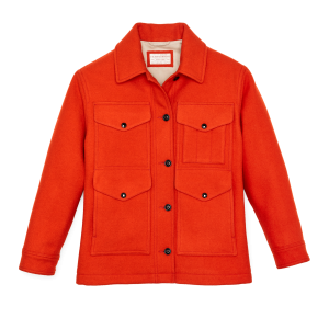 Women's Mackinaw Wool Cruiser Jacket - Flame