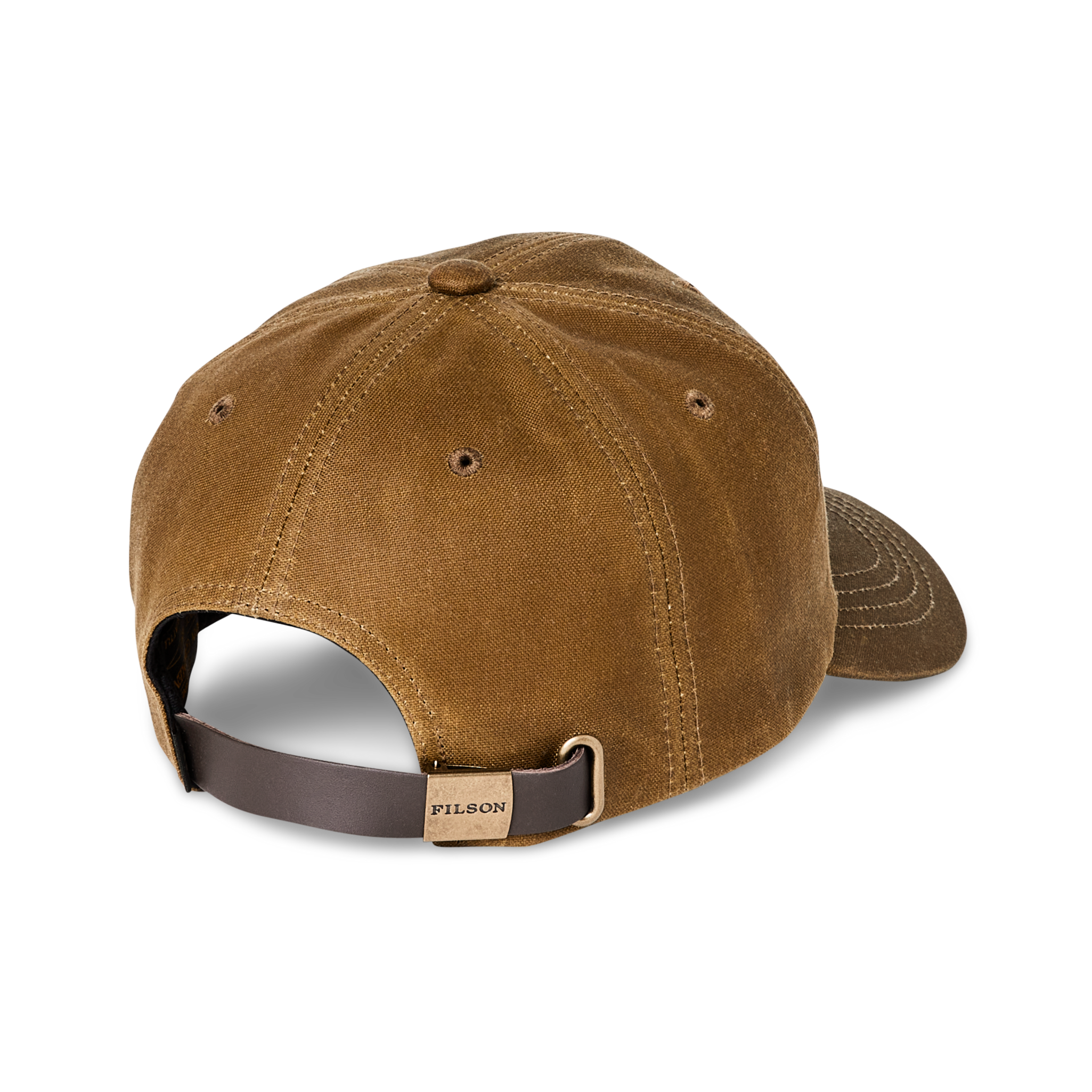 Oil Tin Low-profile Logger Cap - Dark Tan - Image 2
