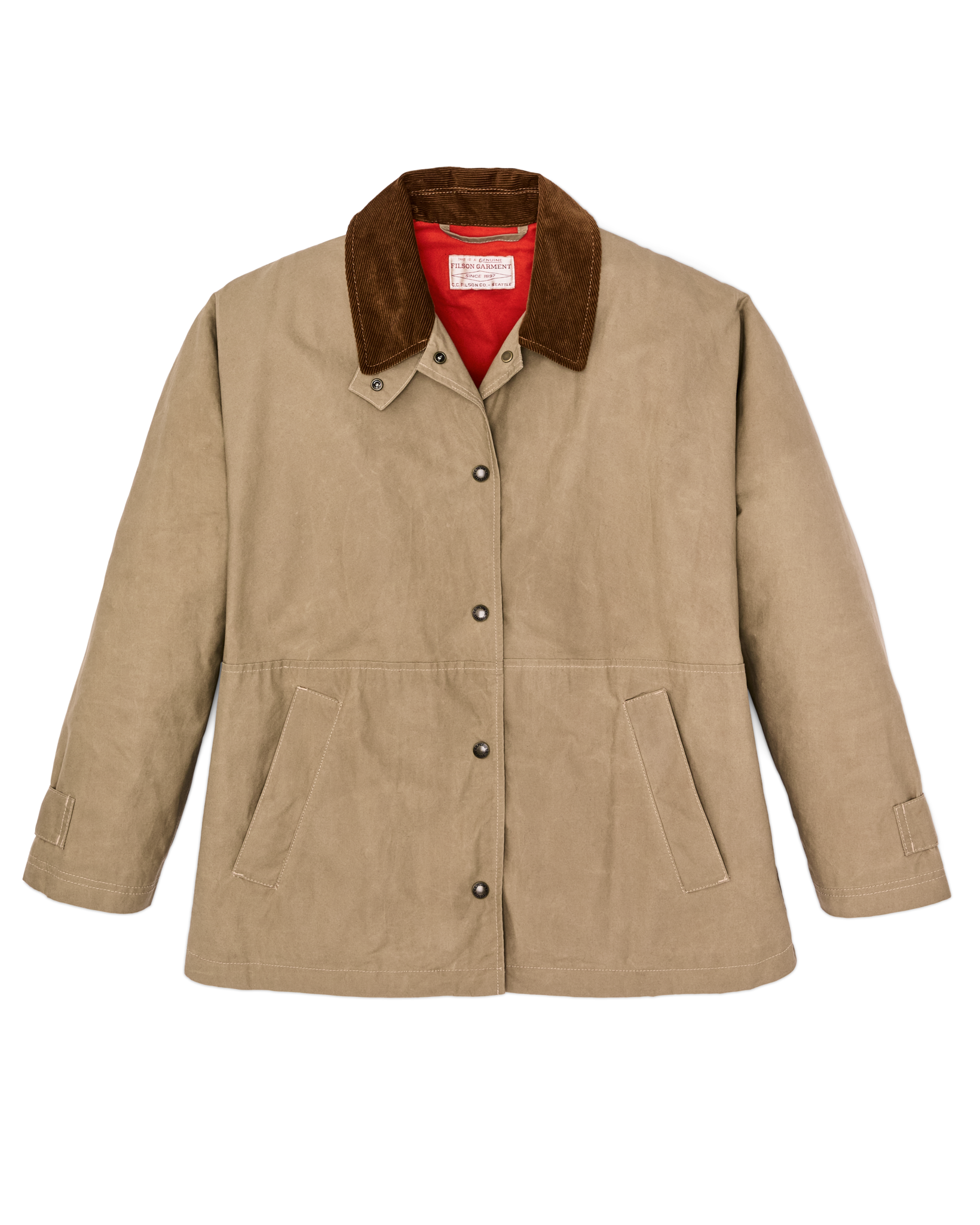 Women's Harbor Front Waxed Jacket - Marsh Tan