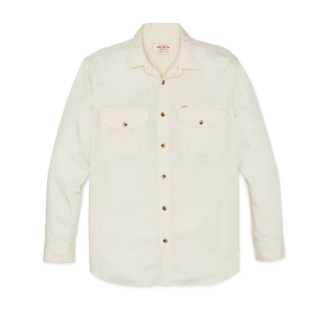 Filson's Washed Feather Cloth Shirt - Ivory