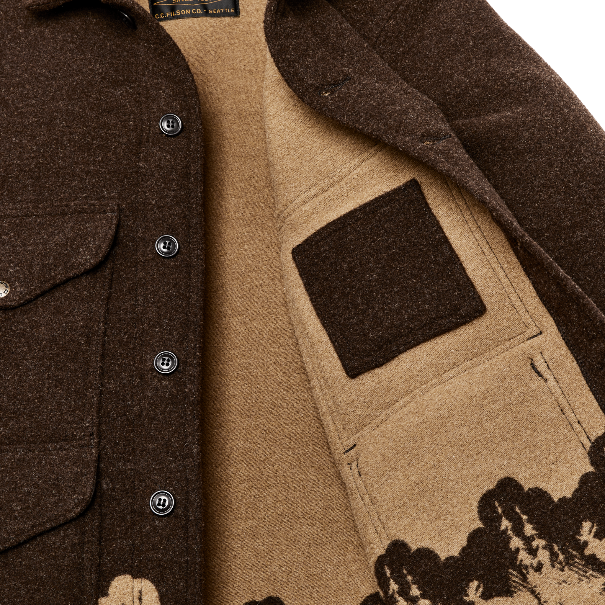 Jacquard Wool Cruiser - Brown / Khaki Moose - Image 5