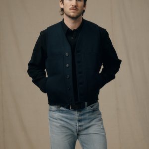 Mackinaw Wool Vest - Dark Navy