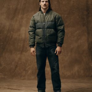 Down Bomber Jacket - Otter Green